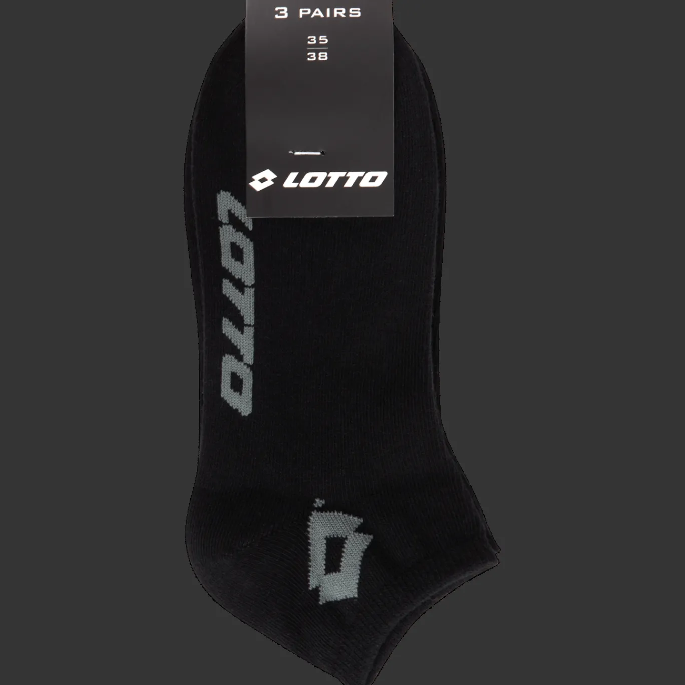 Lotto Beenmode^sneakersokken zwart