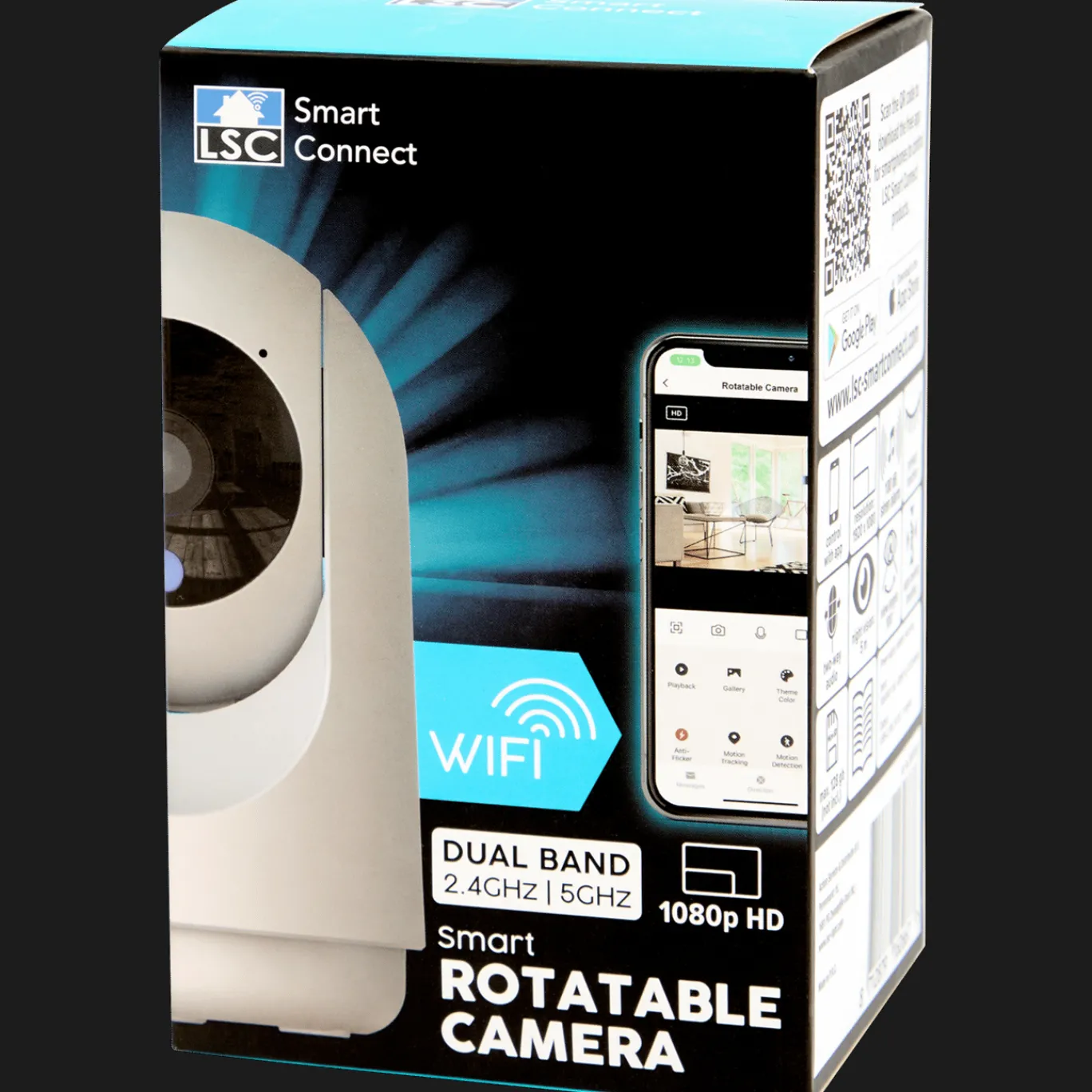 lsc_smart_connect_draaibare_camera_2.webp LSC Smart Connect Buitenverlichting | Verlichting^draaibare camera