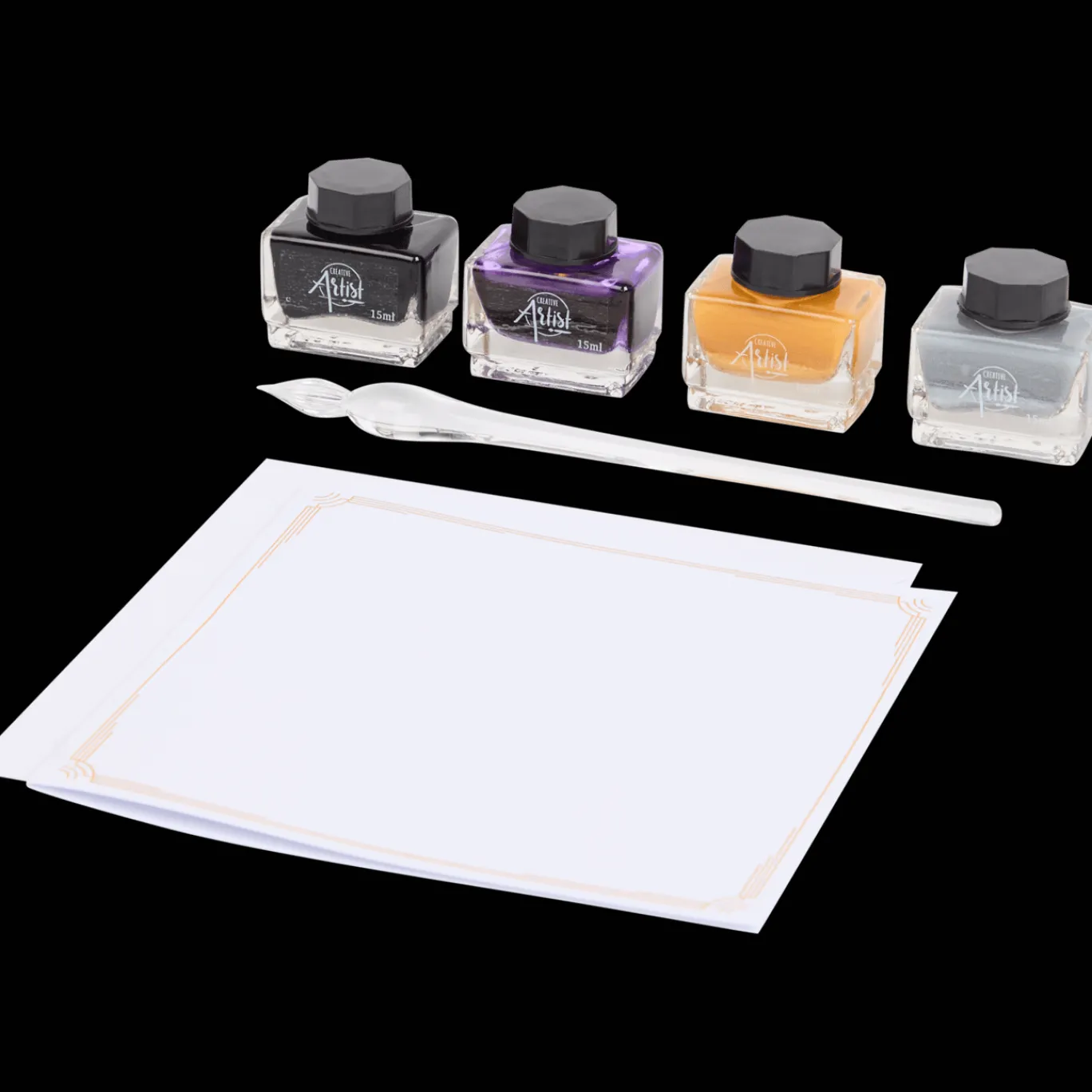 Action Kleuren & Tekenen^Luxe glazen pennenset