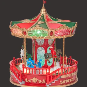 Magic Village Seizoensdecoratie^kerstornament met muziek