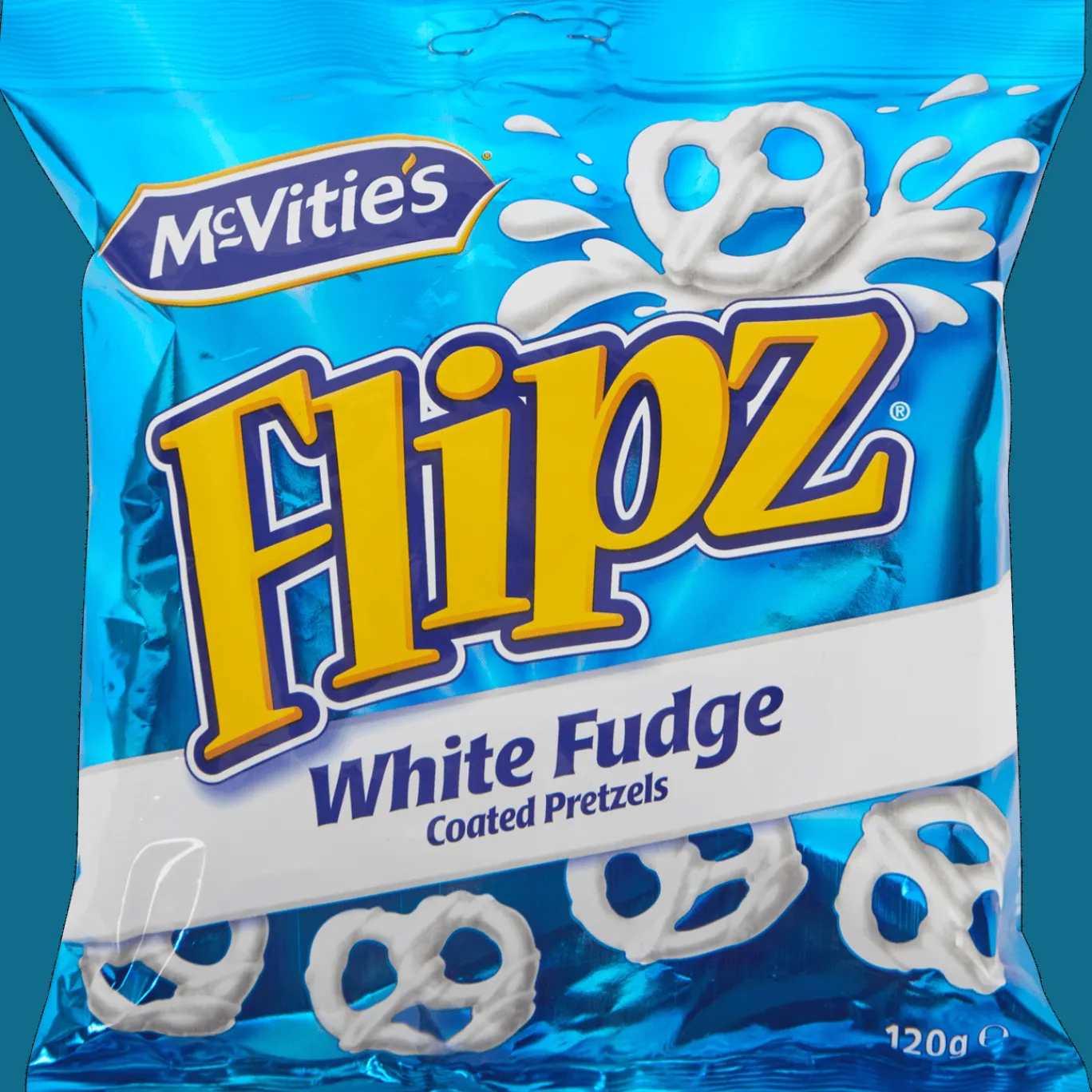 McVitie’s Chocolade^Flipz coated pretzels White Fudge