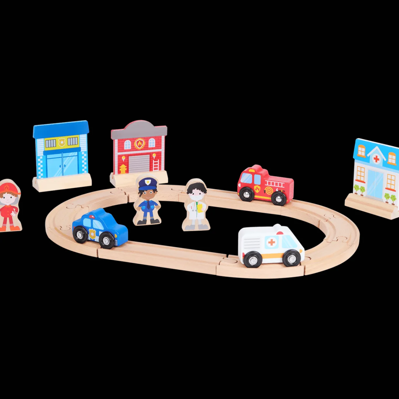 Mini Matters Houten Speelgoed^houten autobaan