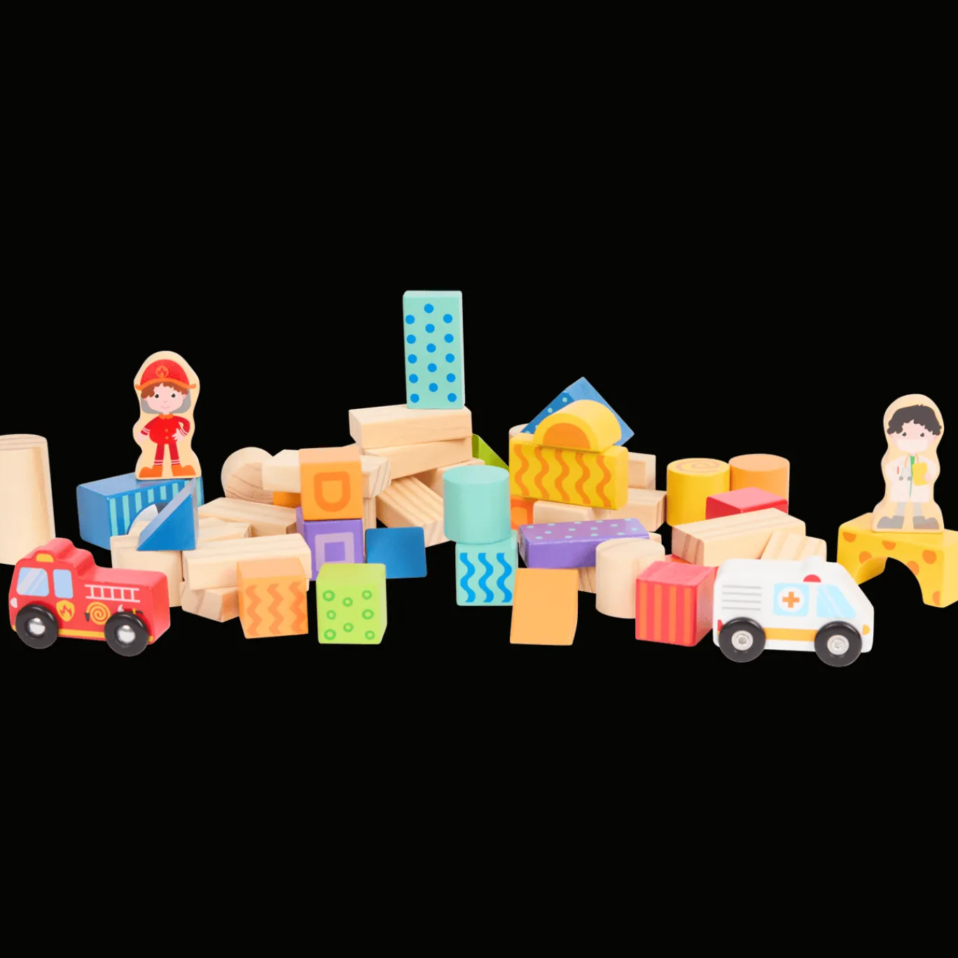 Mini Matters Houten Speelgoed^houten bouwblokken