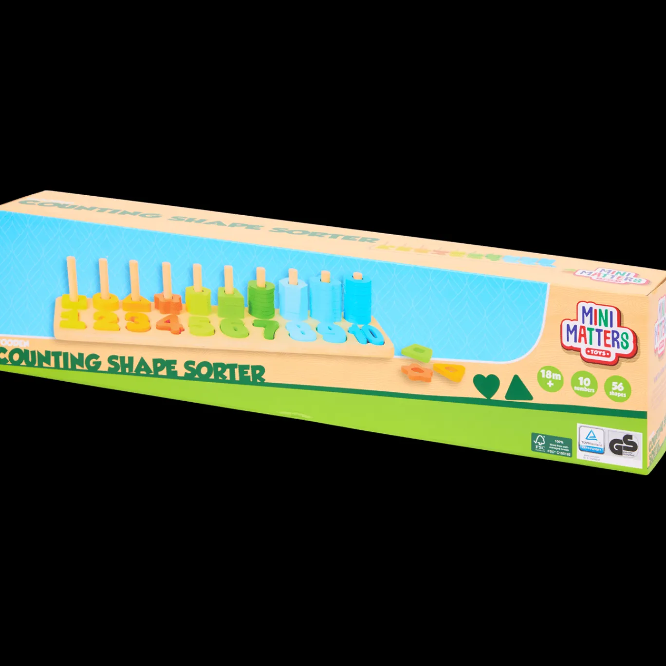 Mini Matters Babyspeelgoed^houten cijferspel