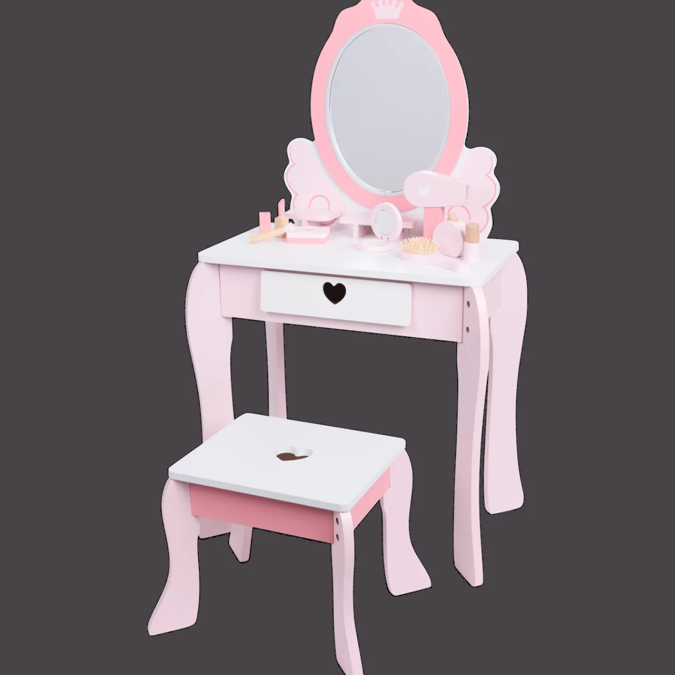 Mini Matters Houten Speelgoed | Spellen^houten make-uptafel