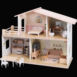 Mini Matters Spellen^houten poppenhuis