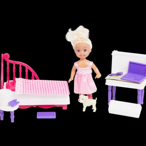 Action Knuffels & Poppen^Mini-pop met accessoires