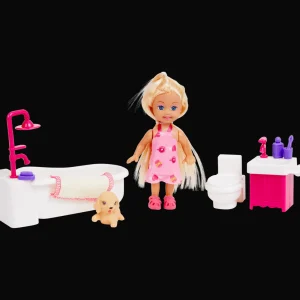 Action Knuffels & Poppen^Mini-pop met accessoires