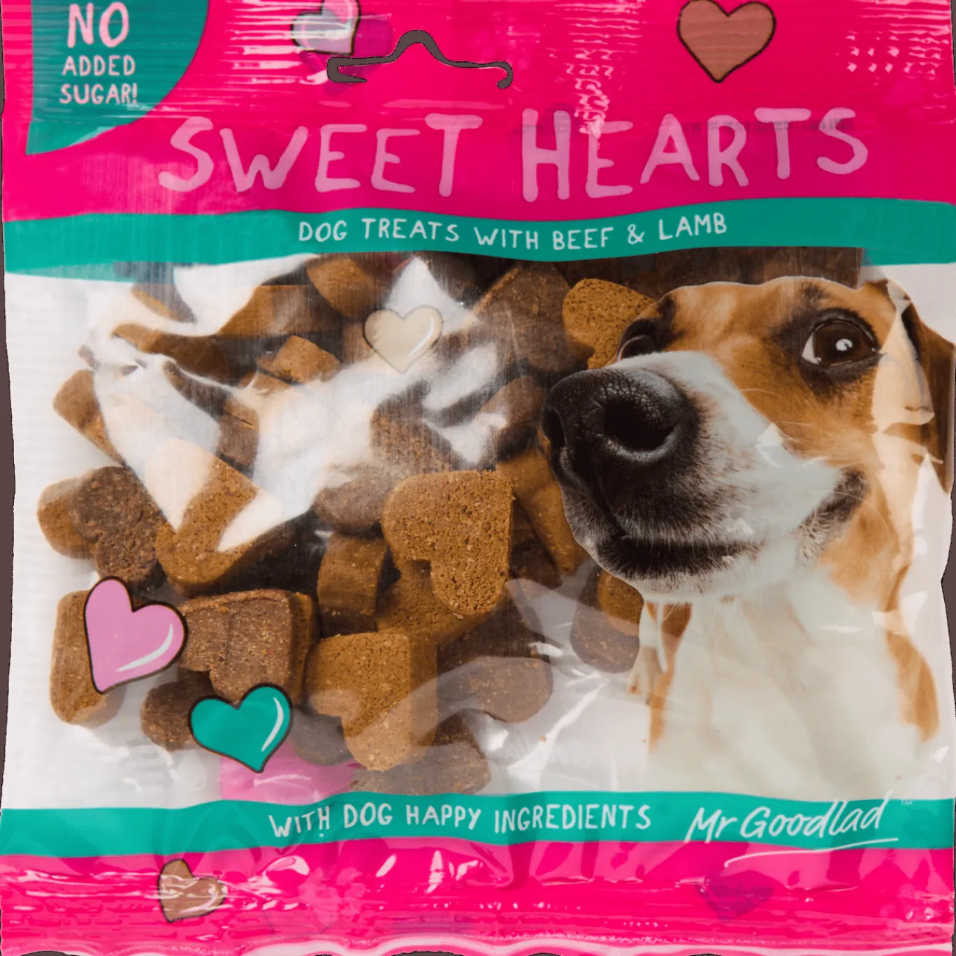 Action Dierenvoeding^Mr. Goodlad Sweet Hearts hondensnack Rund en Lam
