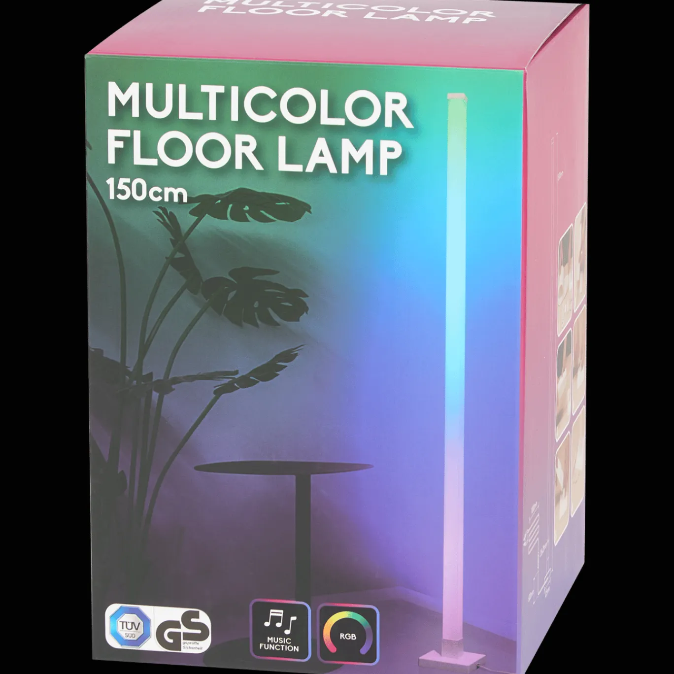 Action Lampen^Multicolor vloerlamp