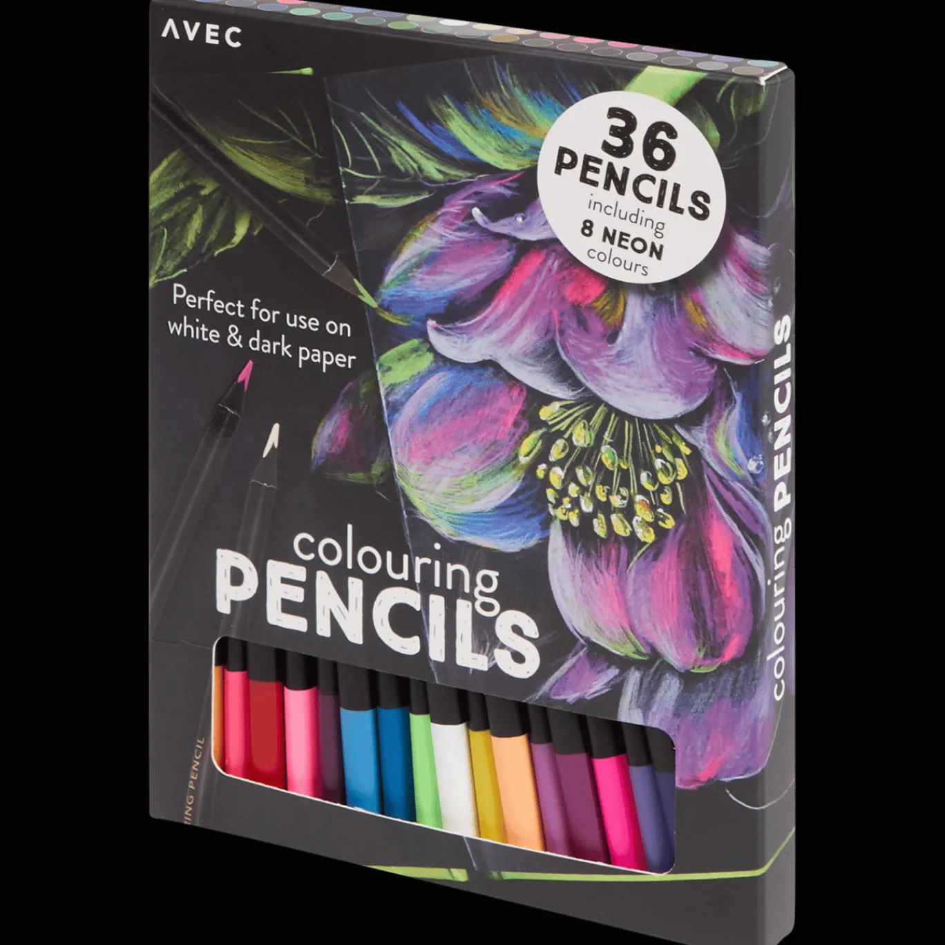 Action Kleuren & Tekenen^Neon kleurpotlodenset