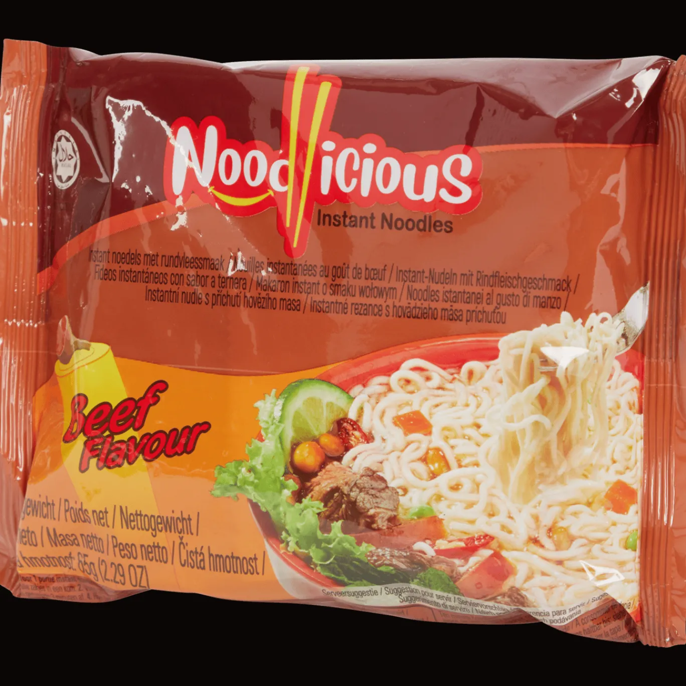 Action Voeding^Noodlicious instant noedels Beef
