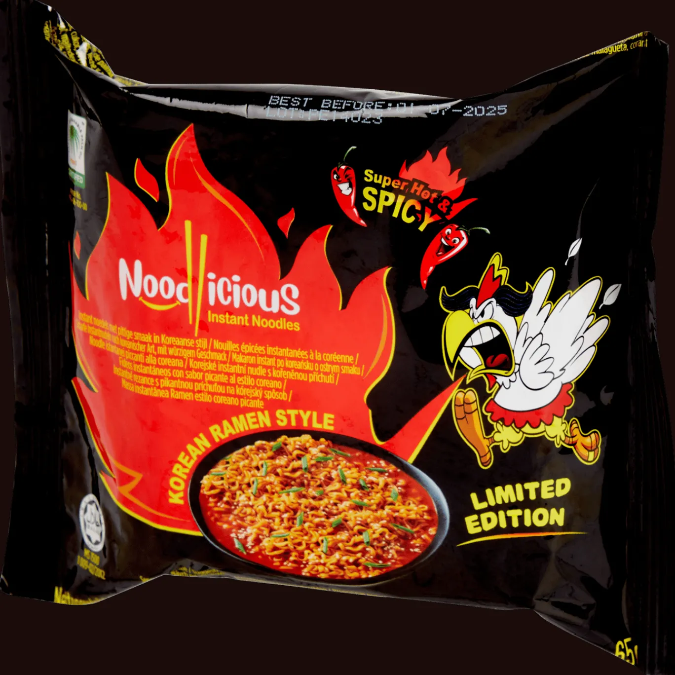Action Voeding^Noodlicious instant noodles Korean Ramen