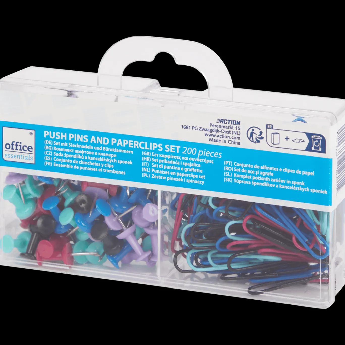 office_essentials_punaise_en_paperclipset_3.webp Office Essentials Bureau Accessoires^punaise- en paperclipset