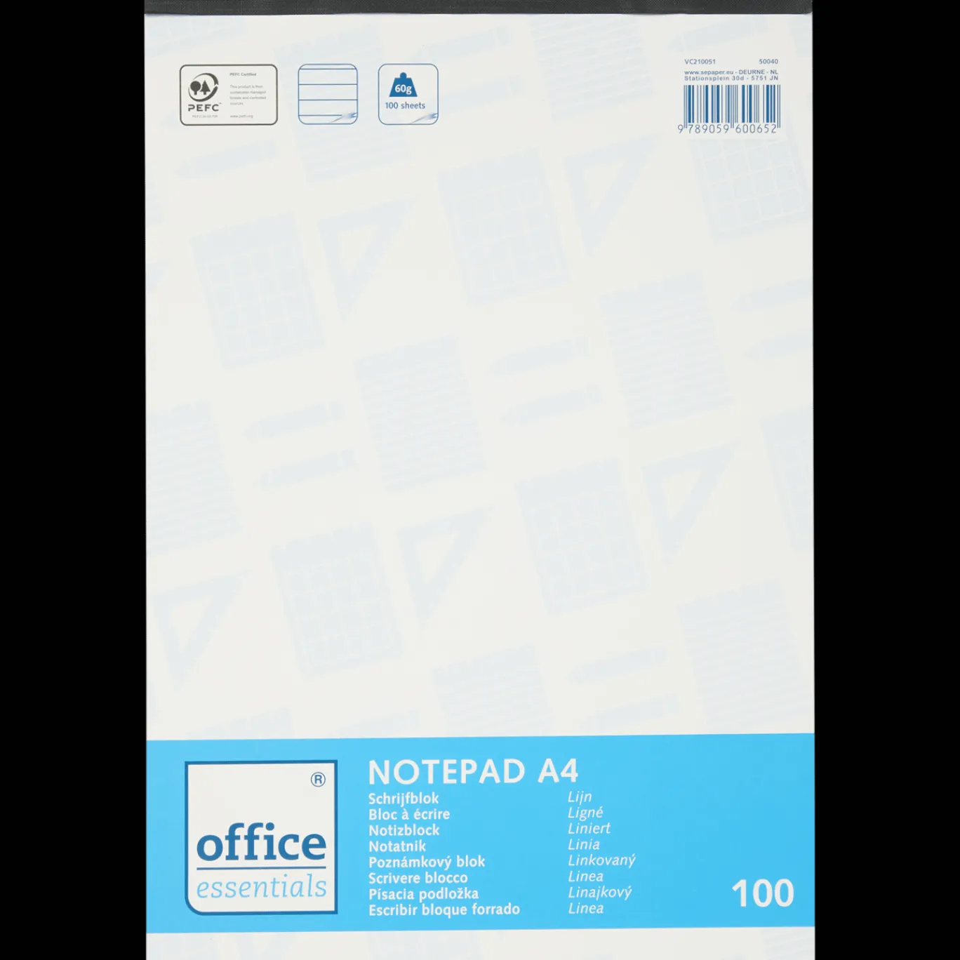 Office Essentials Papier & Schriften^schrijfblok A4