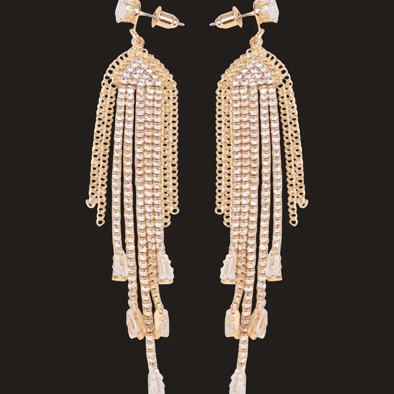 Action Horloges & Sieraden^Oorbellen met glittersteentjes