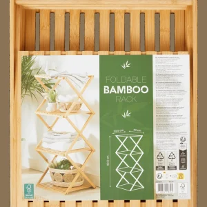 Action Woonaccessoires^Opvouwbaar bamboe rek