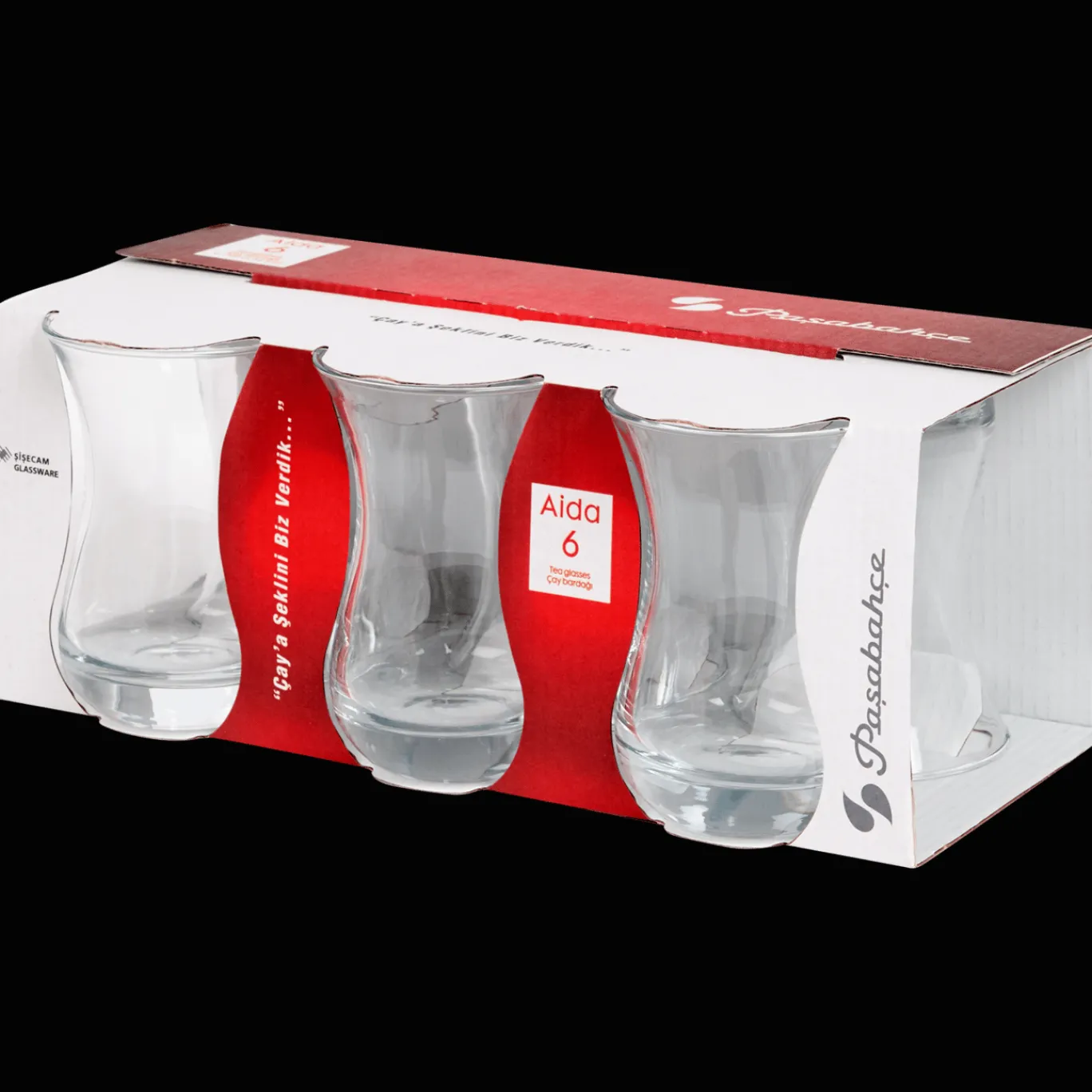 Action Glazen^Pasabahce Turkse theeglazen Aida