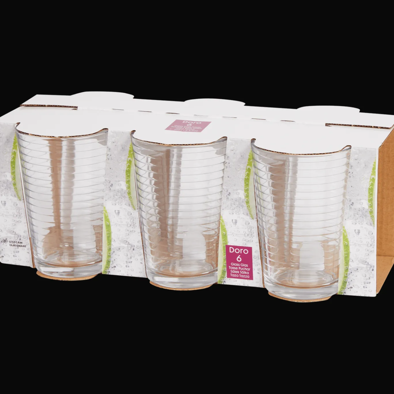 Action Glazen^Pasabahce waterglazen Doro