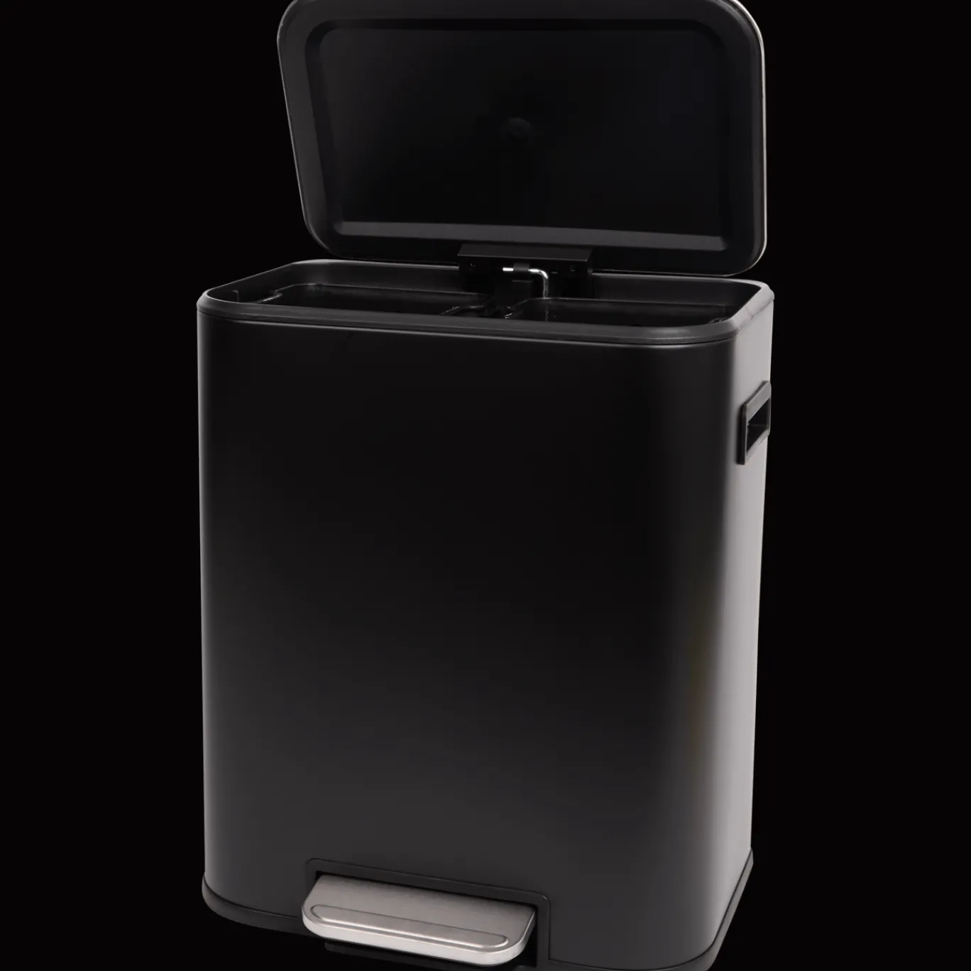 Action Prullenbakken^Pedaalemmer met dubbele bak