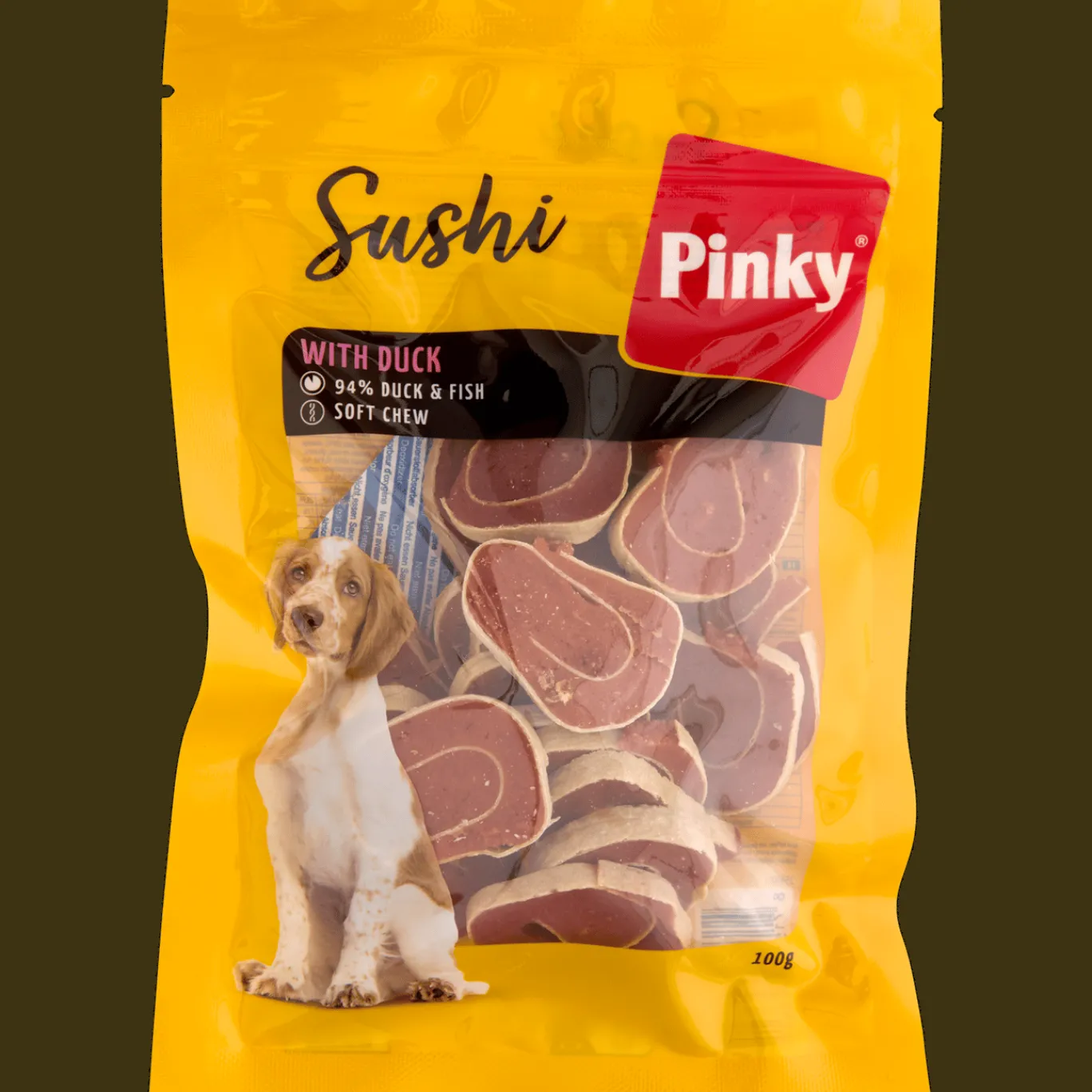 Action Hond | Dierenvoeding^Pinky hondensnack Sushi Duck