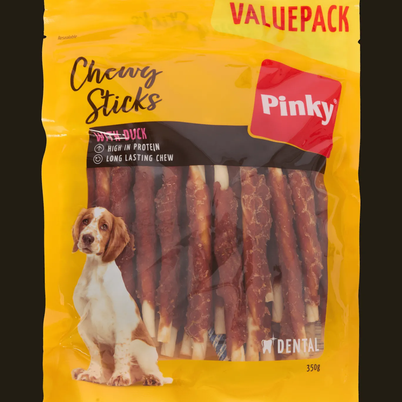 Action Dierenvoeding^Pinky hondensnacks Chewy Sticks