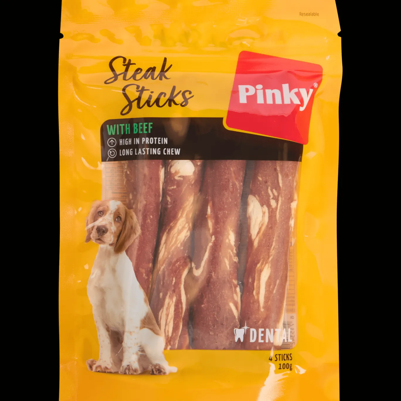 Action Dierenvoeding^Pinky Steak Sticks hondensnacks