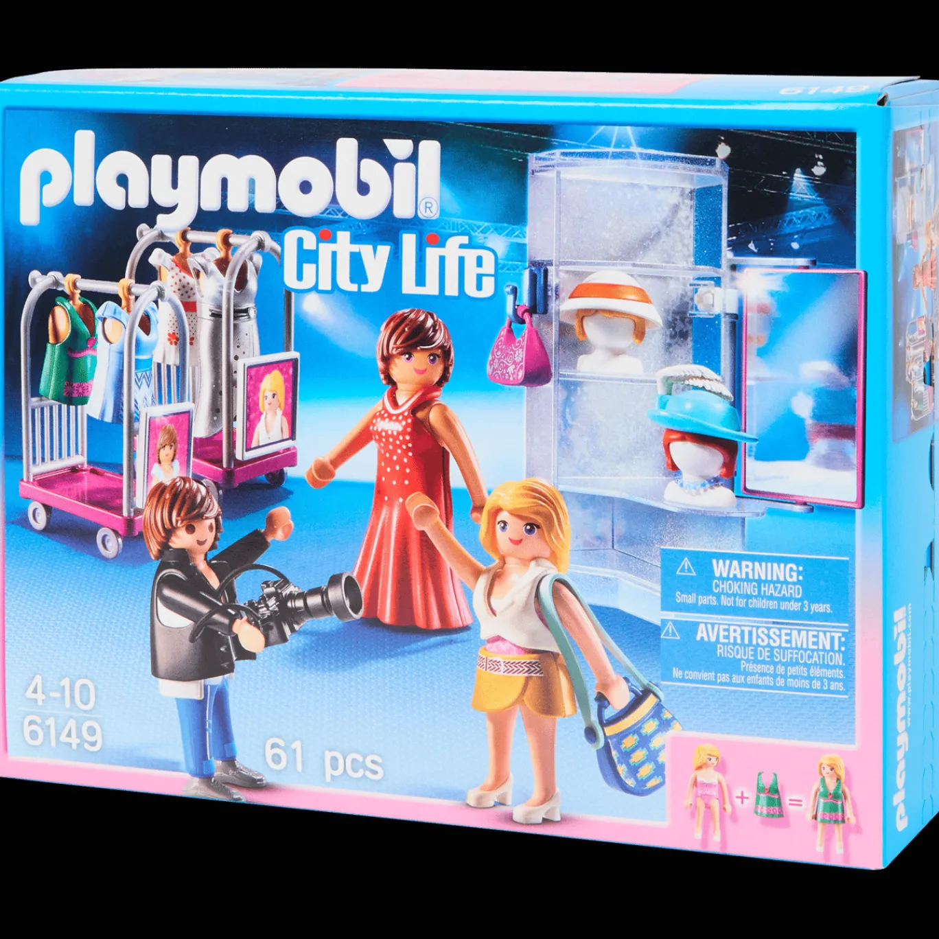 Playmobil Spellen^City Life modeshow met fotograaf
