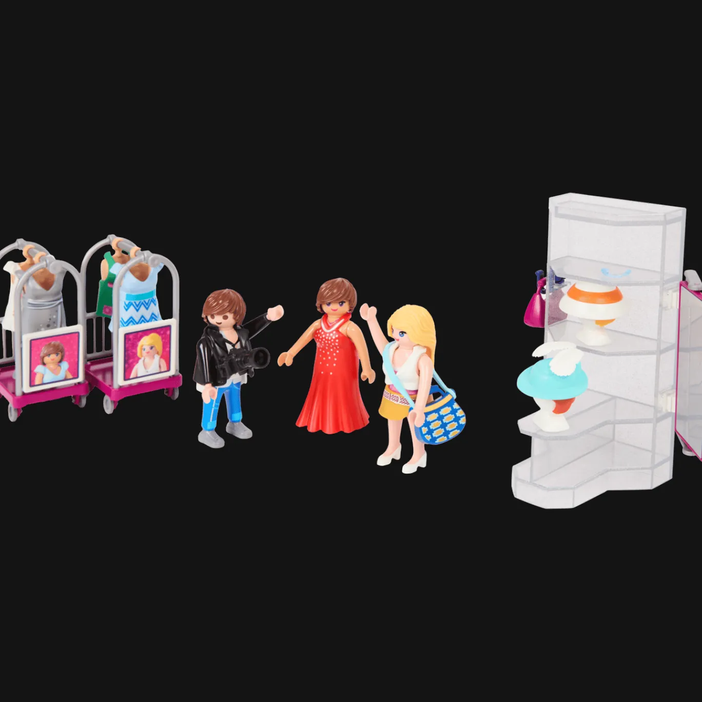 Playmobil Spellen^City Life modeshow met fotograaf