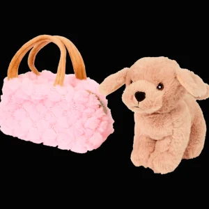 Action Knuffels & Poppen^Pluchen hond in handtas