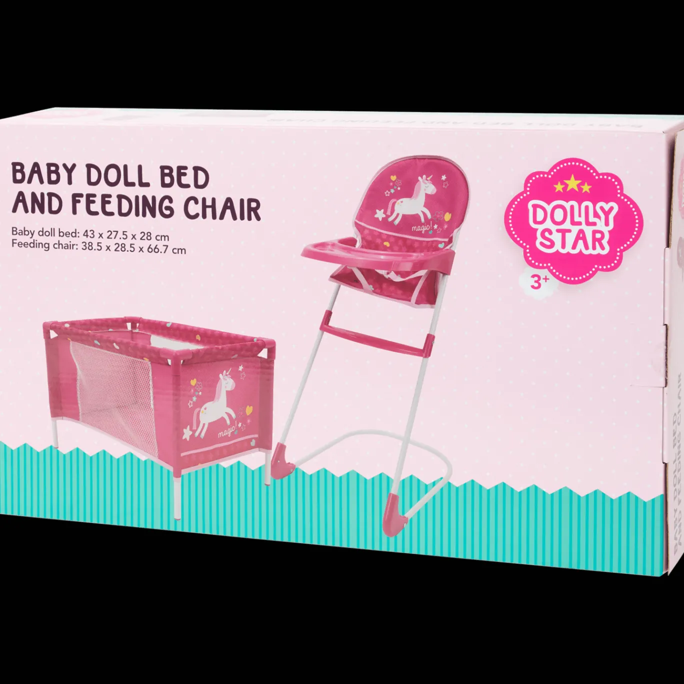 Action Knuffels & Poppen^Poppenstoel en -bed