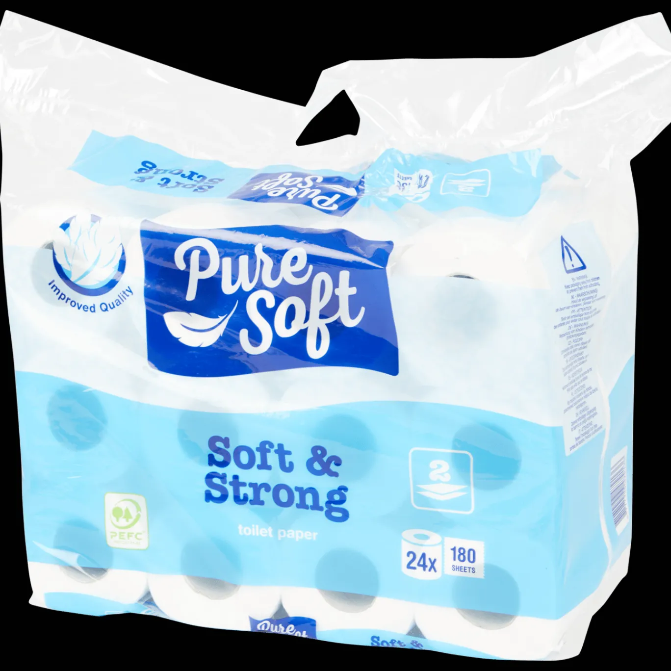 Pure Soft Toilet- & Keukenpapier^toiletpapier Soft & Strong