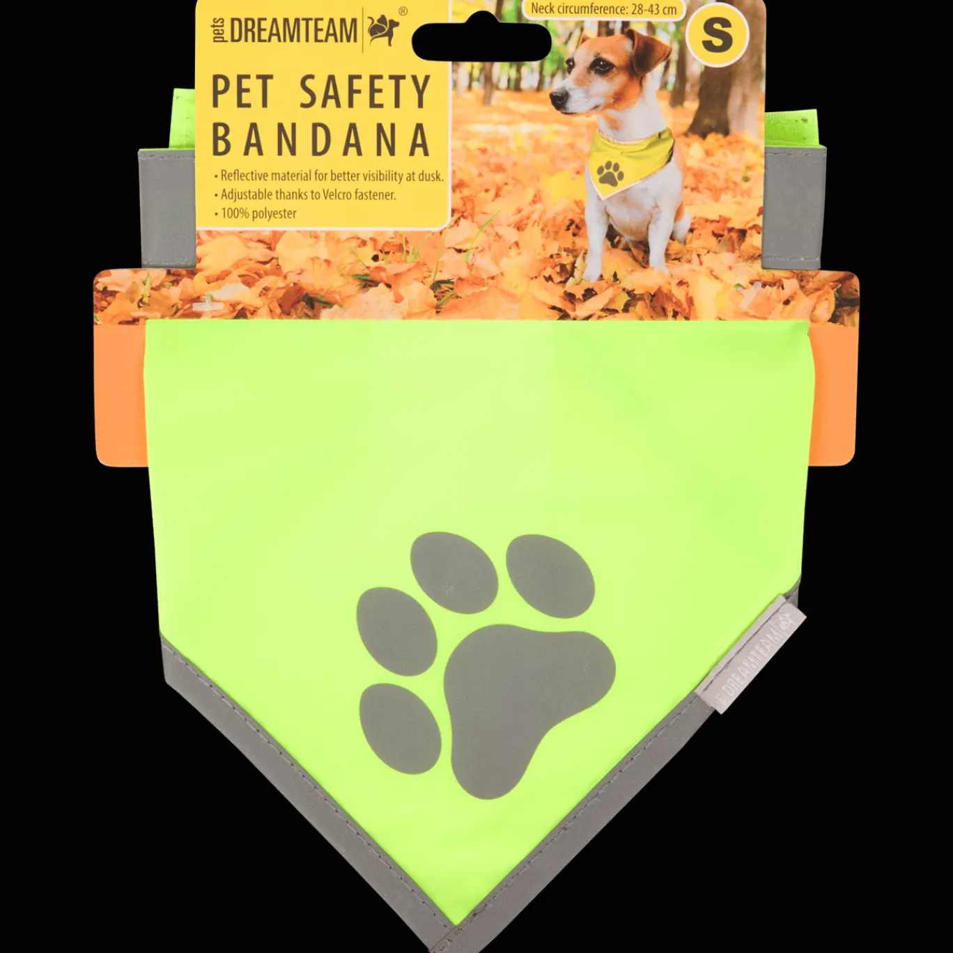 Action Verzorging^Reflecterende bandana voor honden