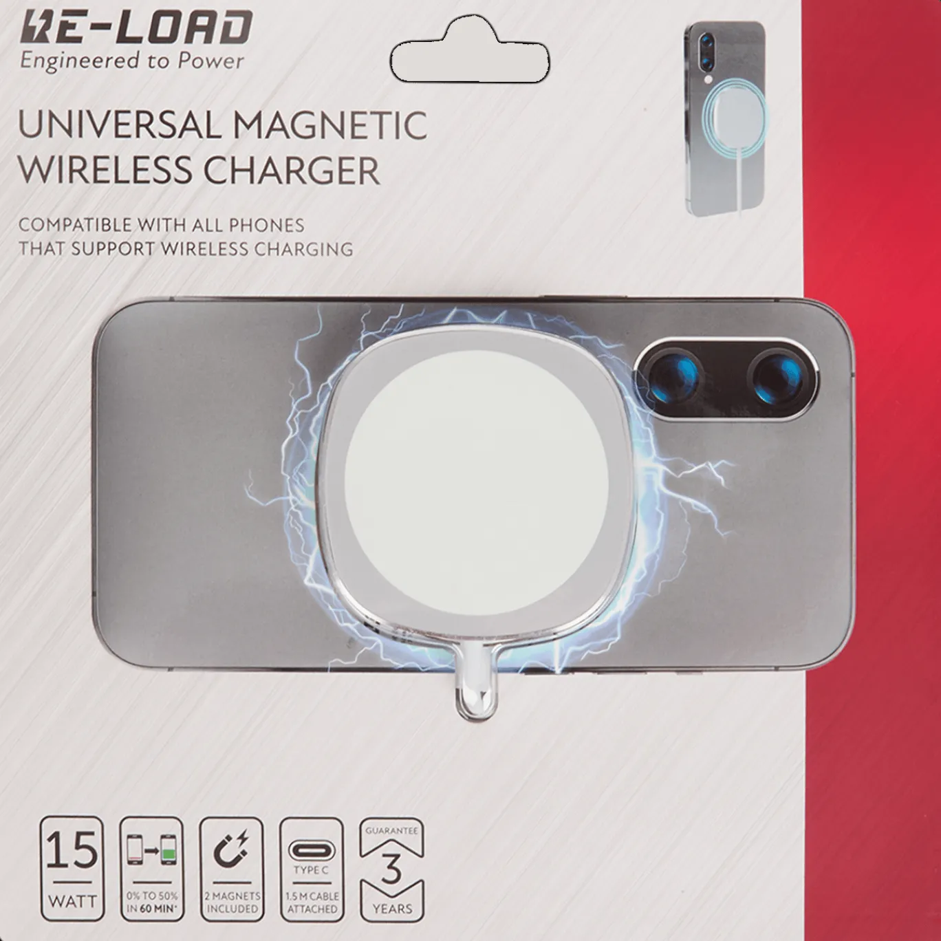 Re-load Powerbanks & Opladers^magnetische draadloze oplader