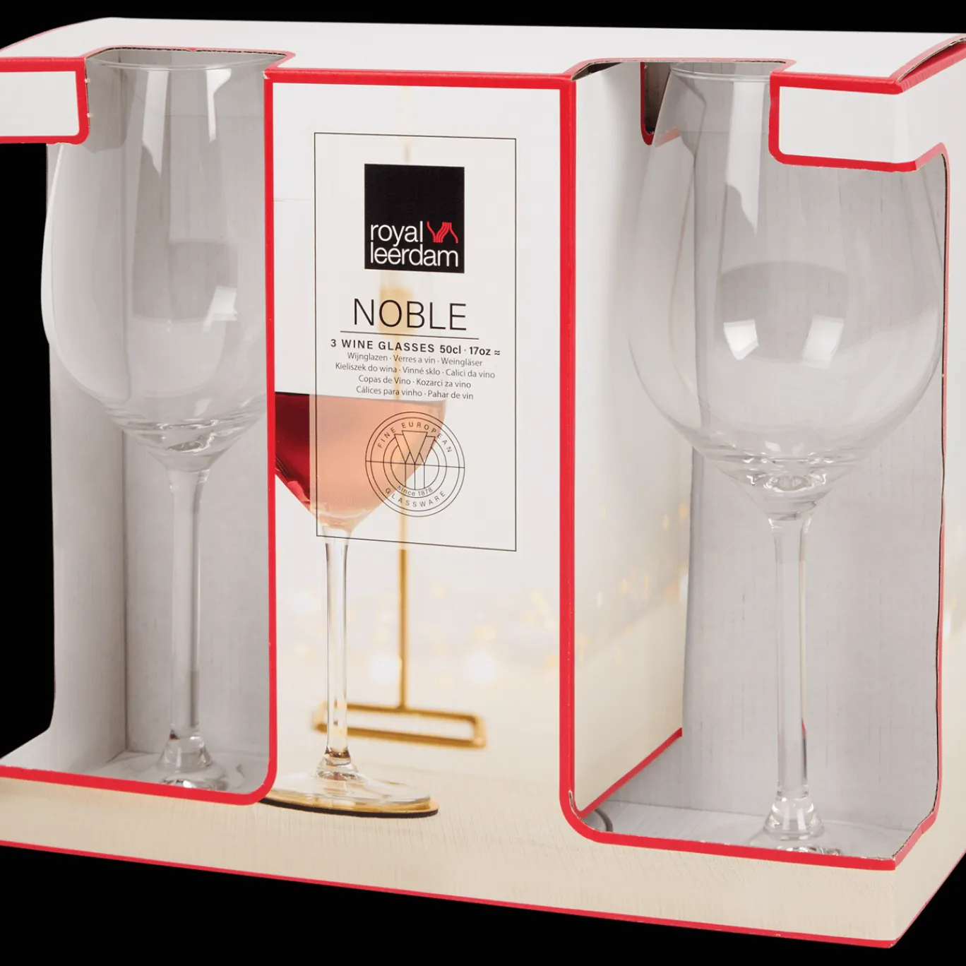 Royal Leerdam Glazen^wijnglazen Noble