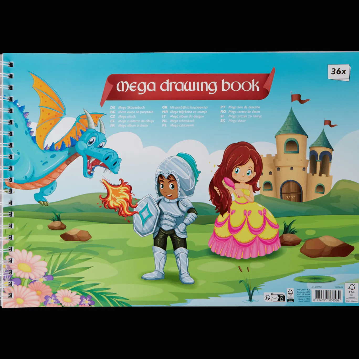 Action Kinderknutselen | Papier & Schriften^Schetsboek A3