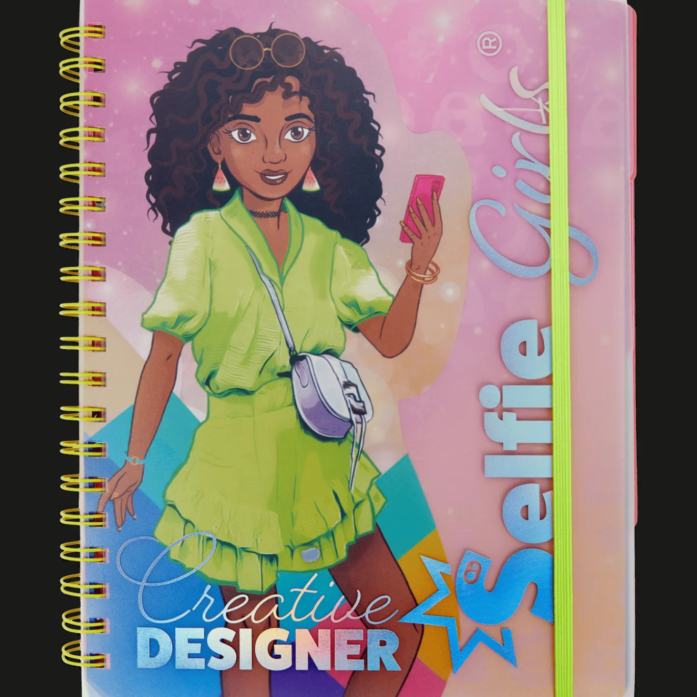 Action Kleuren & Tekenen^Selfie Girls Creative Designer kleurboek