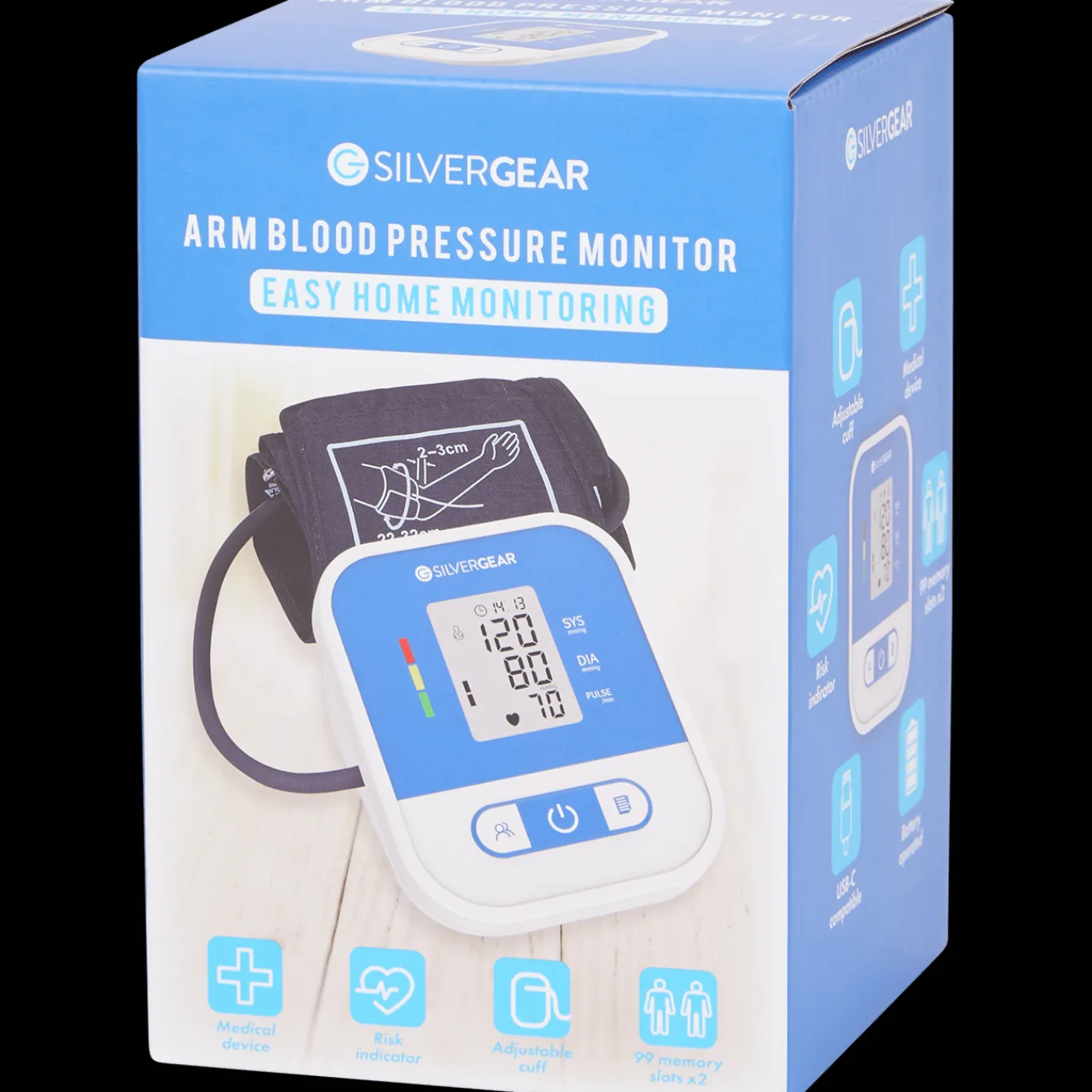 Action Gezondheid^Silvergear bloeddrukmeter