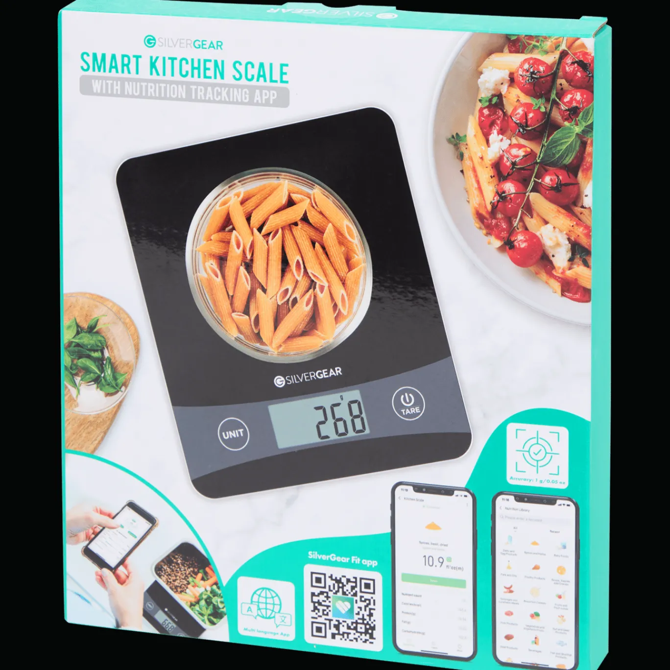 Action Keukenapparaten^Silvergear slimme keukeweegschaal