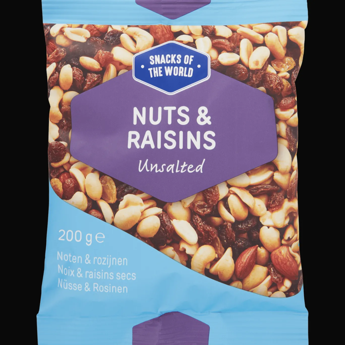 Action Chips^Snacks of the World noten en rozijnen