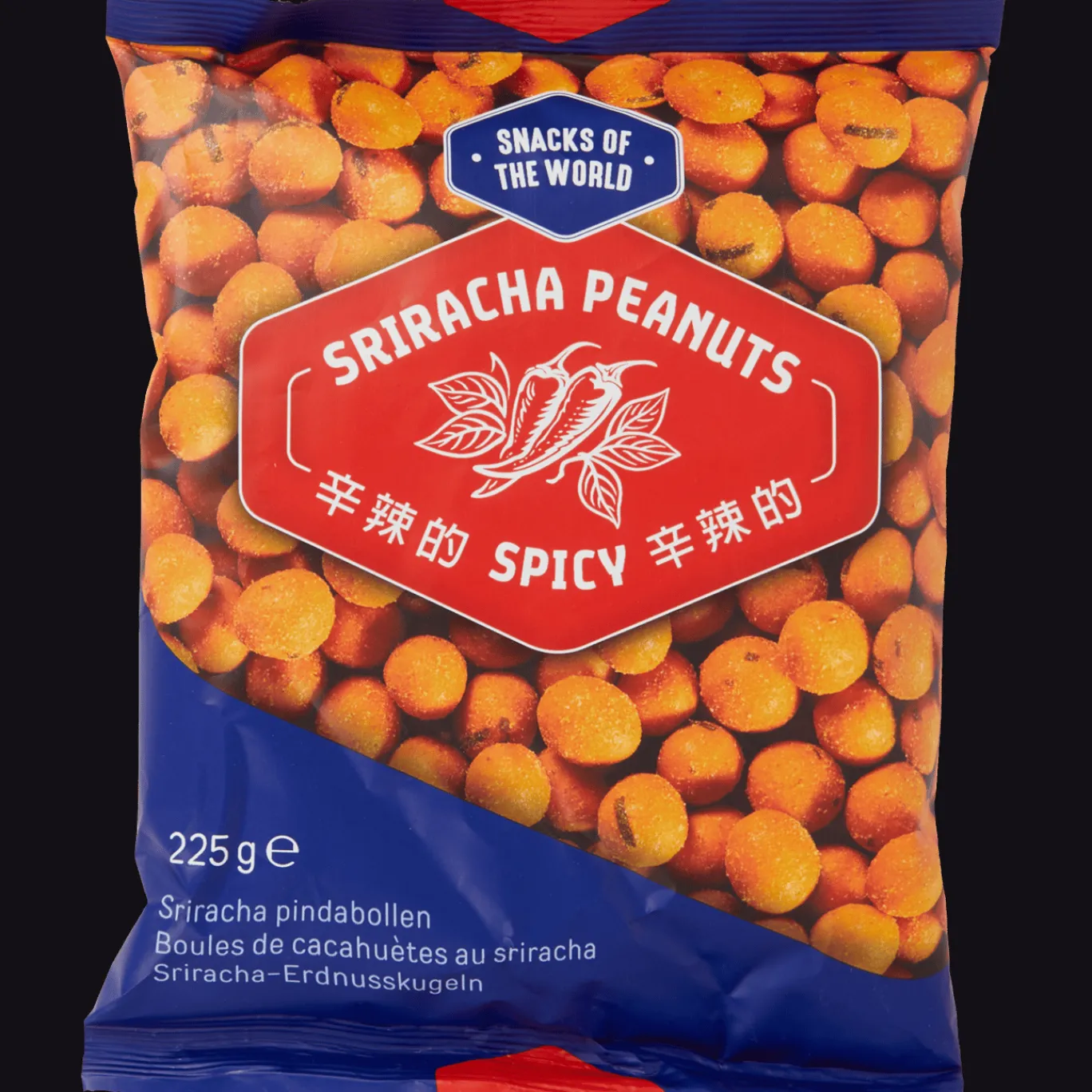 Action Noten & Snacks^Snacks of the World sriracha pindabollen Spicy