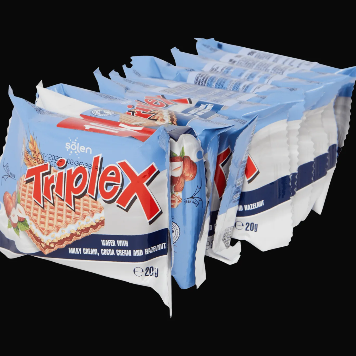 Solen Koek & Bakproducten^Triplex wafels Hazelnoot