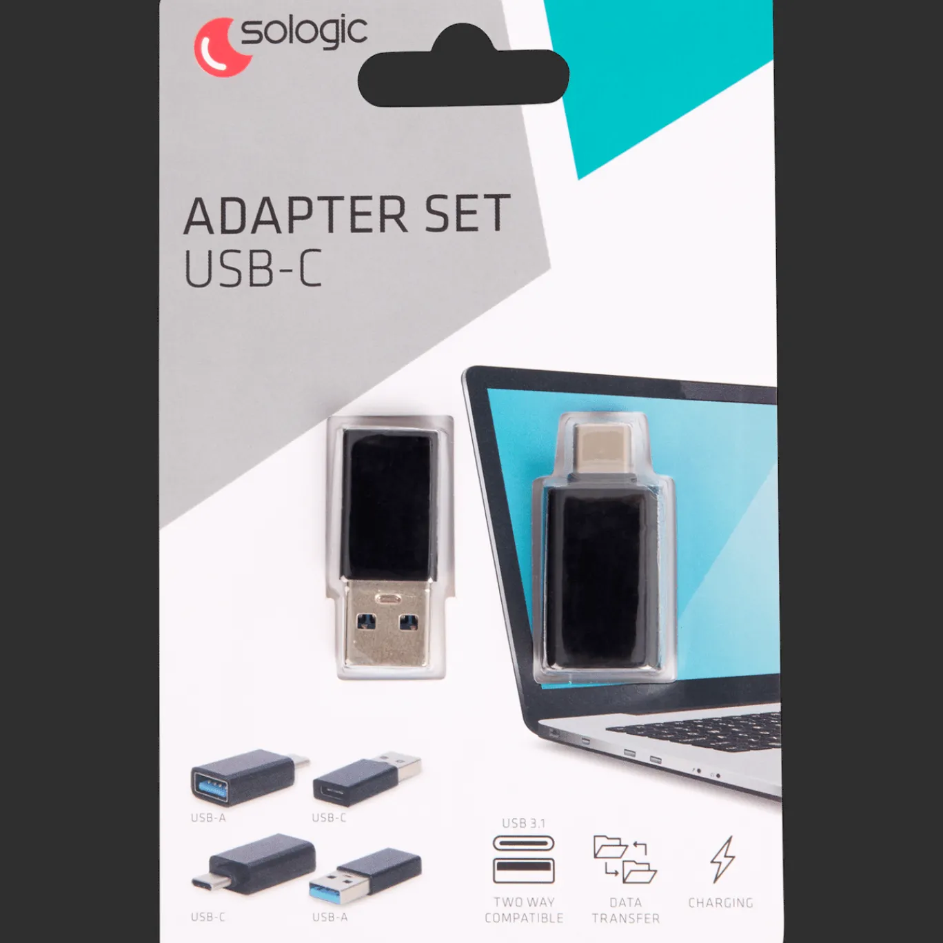 Action Powerbanks & Opladers | Gaming^Sologic adapterset USB-A & USB-C