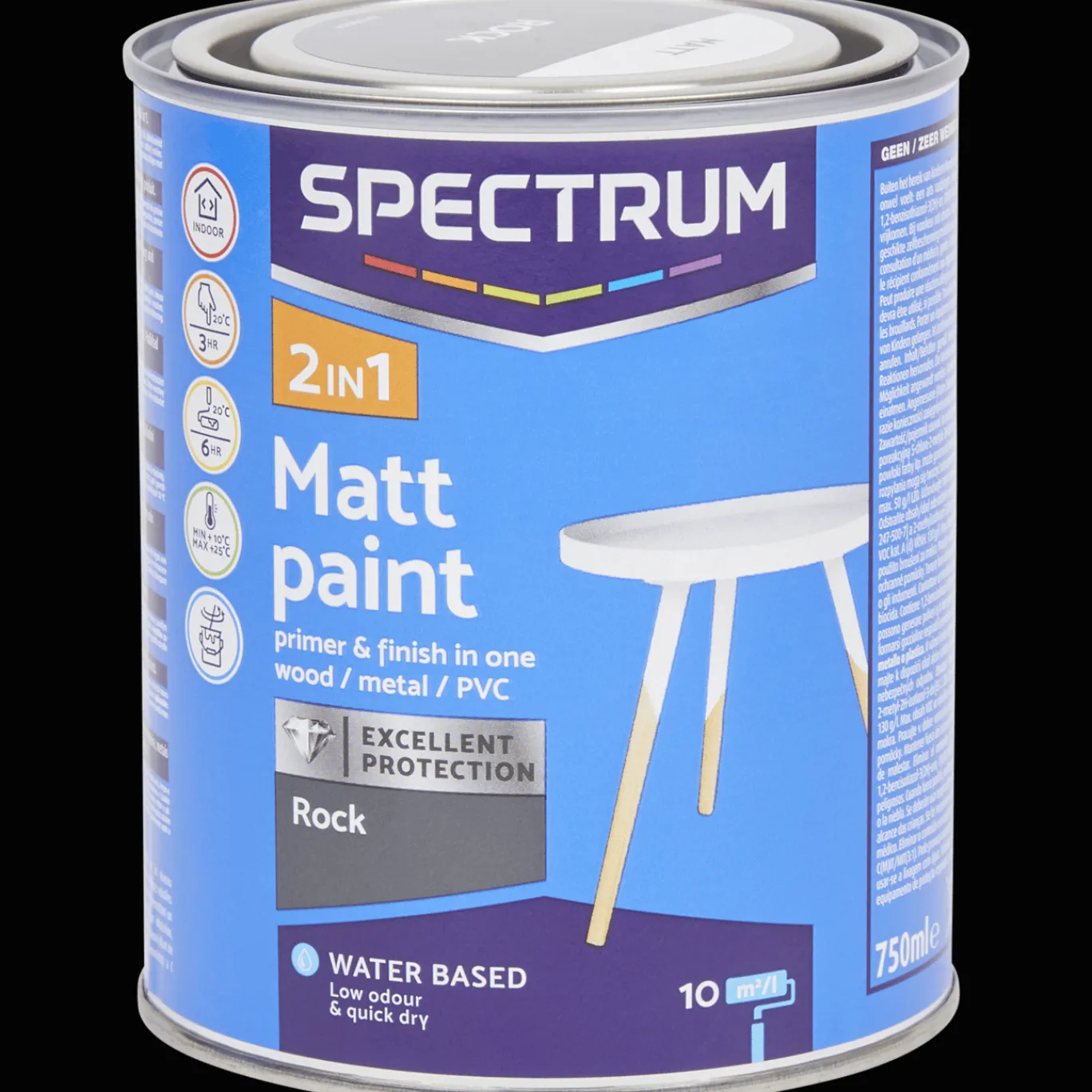 Spectrum Verf^2-in-1 matte verf rock