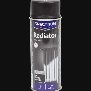 Spectrum Verf^matte radiatorlak zwart