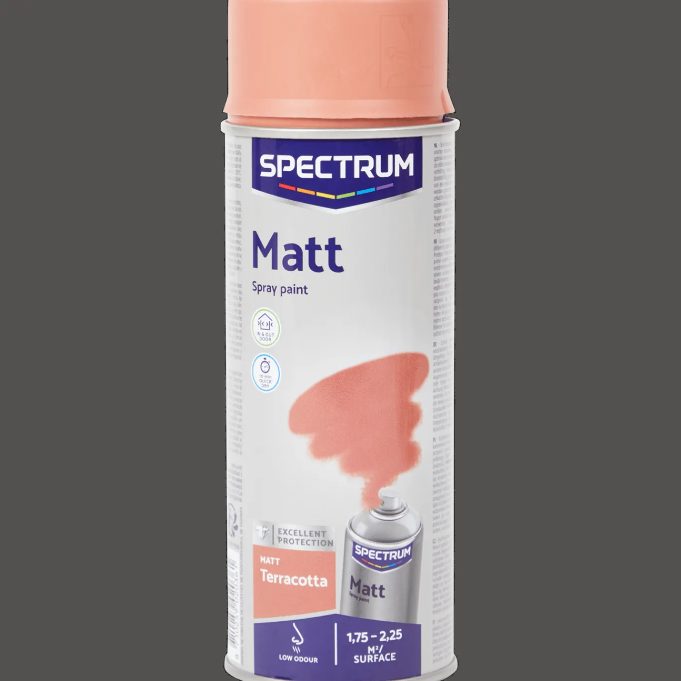 Spectrum Verf^matte spuitverf terracotta