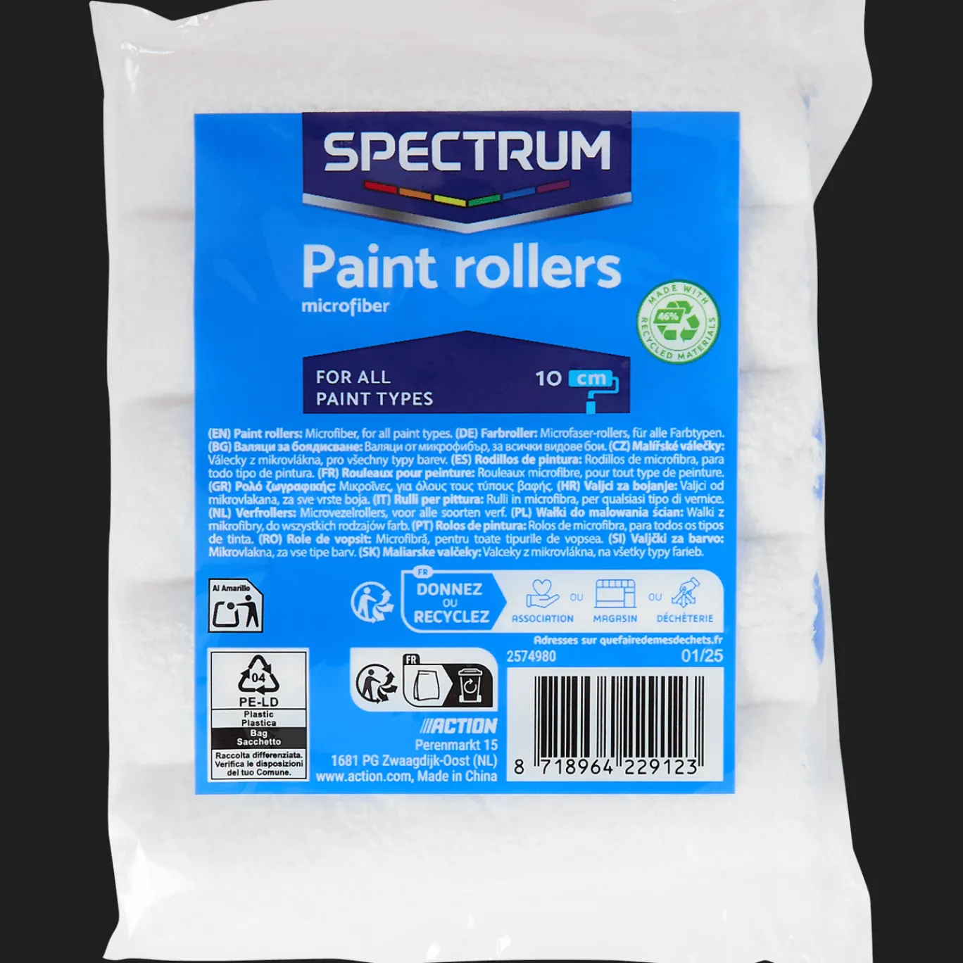 Spectrum Verfbenodigdheden^microvezel verfrollers