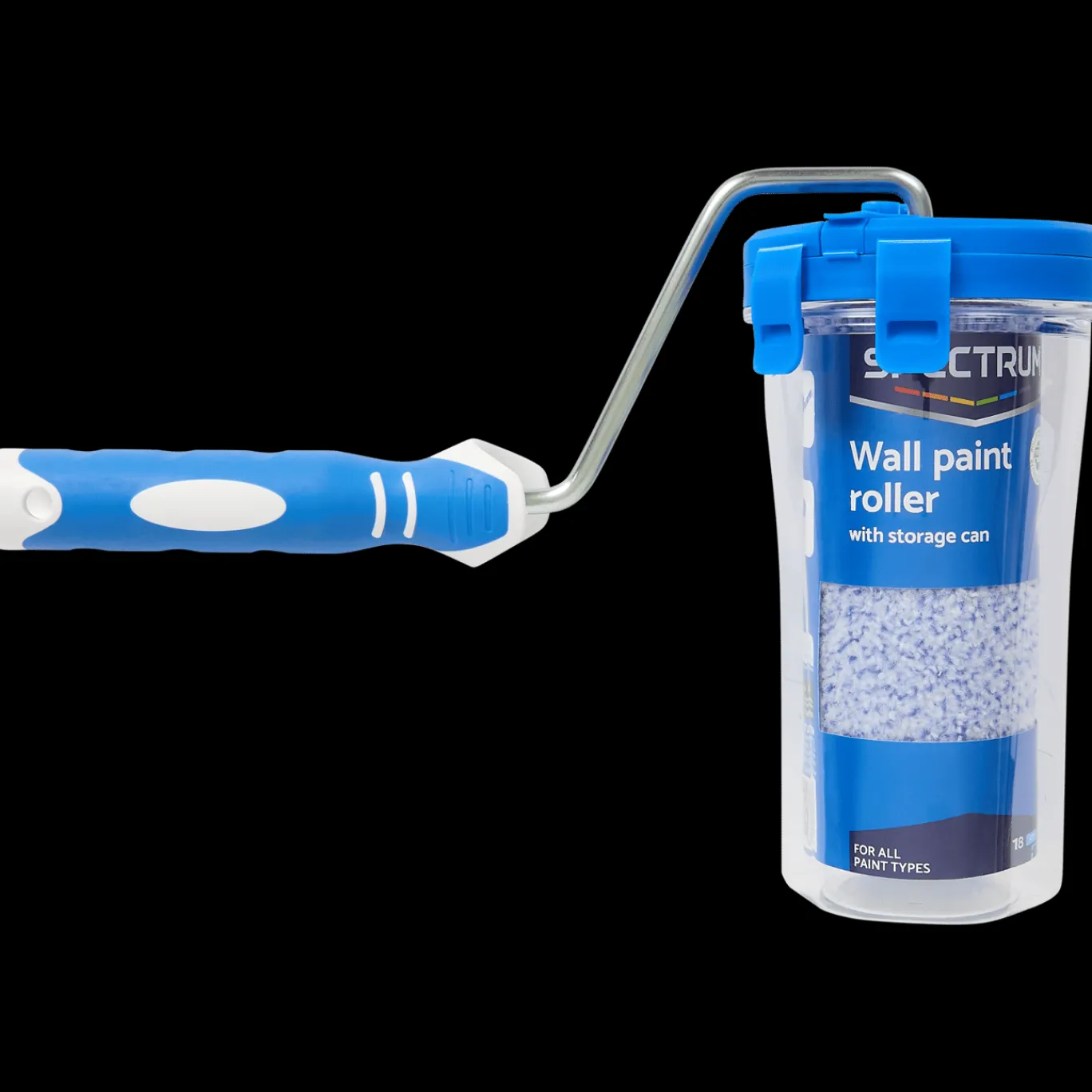 Spectrum Verfbenodigdheden^muurverfroller met opbergkoker