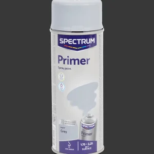 Spectrum Verf^primer spuitverf mat grijs