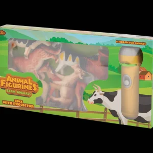 Action Spellen^Speelgoeddieren met projectorzaklamp